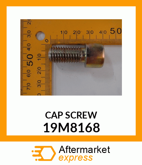 SCREW, HEX SOCKET HEAD, METRIC 19M8168