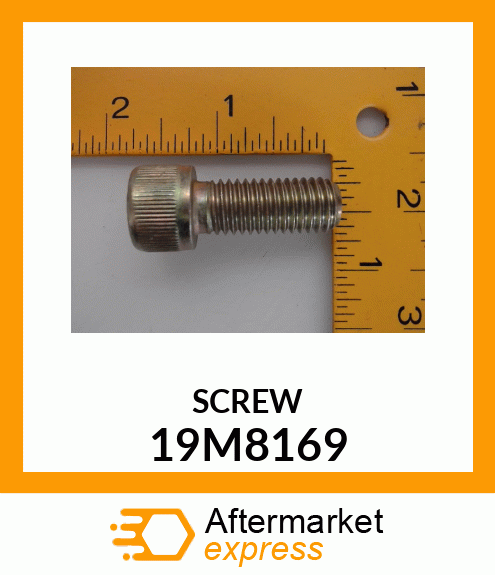 SCREW, HEX SOCKET HEAD, METRIC 19M8169