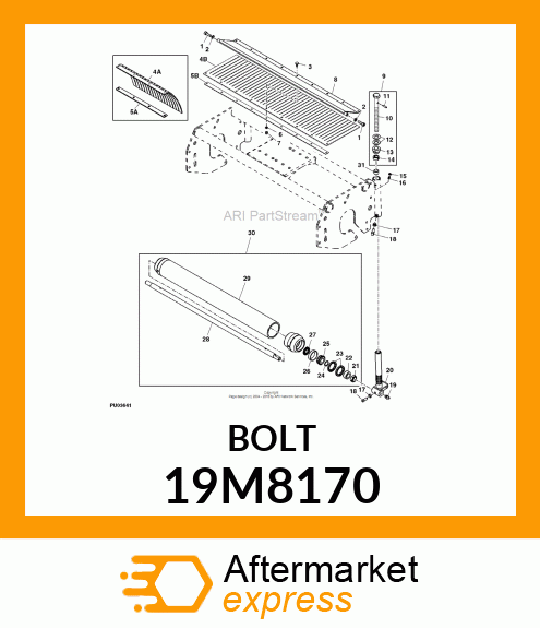 SCREW, HEX HEAD, METRIC 19M8170