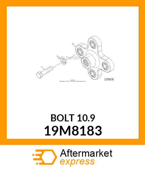 SCREW, HEX HEAD, METRIC 19M8183