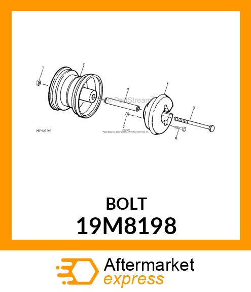 SCREW, HEX HEAD, METRIC 19M8198