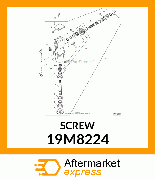 SCREW, HEX HEAD, METRIC 19M8224