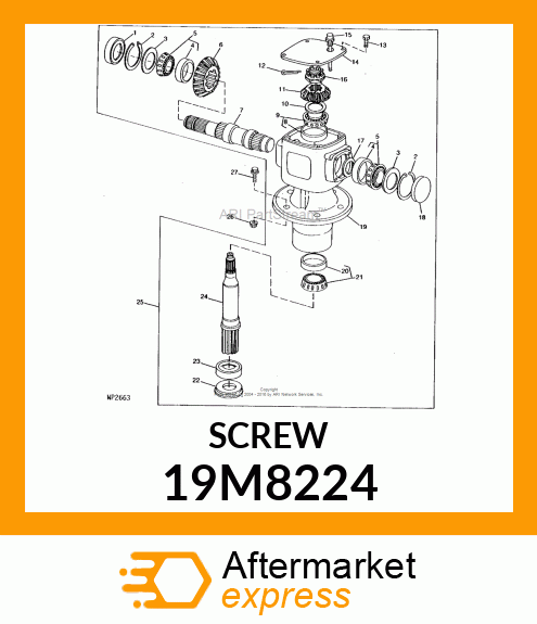 SCREW, HEX HEAD, METRIC 19M8224