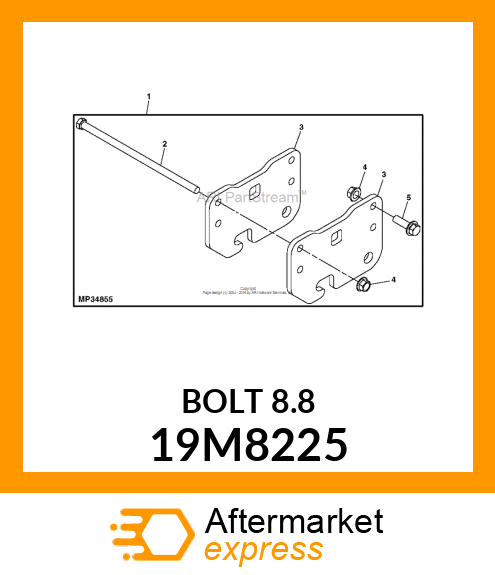 SCREW, HEX HEAD, METRIC 19M8225