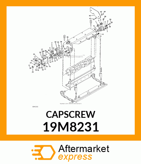 SCREW, HEX HEAD, METRIC 19M8231