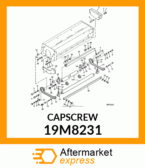 SCREW, HEX HEAD, METRIC 19M8231