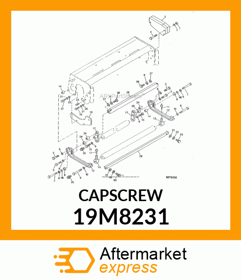 SCREW, HEX HEAD, METRIC 19M8231