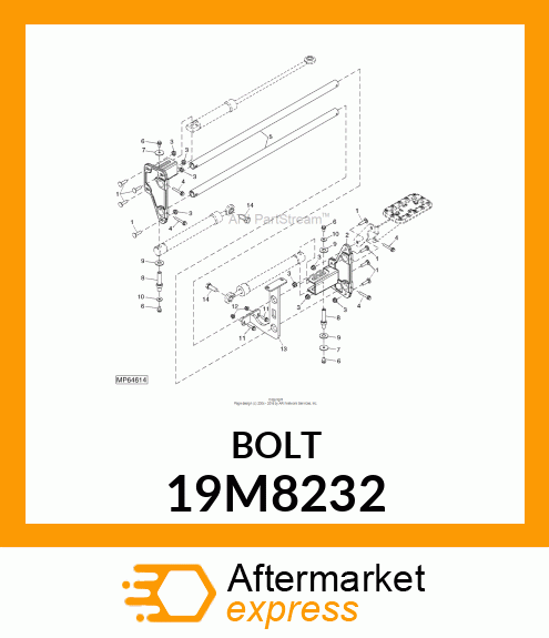 SCREW, HEX HEAD, METRIC 19M8232