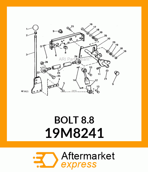 SCREW, HEX HEAD, METRIC 19M8241