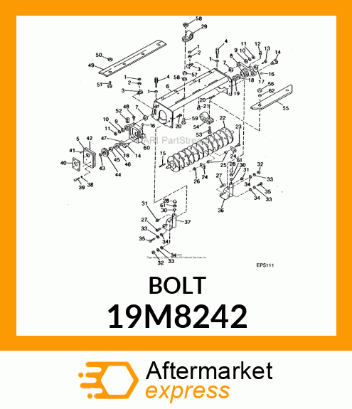 SCREW, FLANGED, METRIC 19M8242