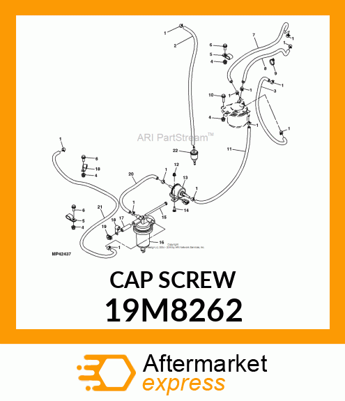 SCREW, HEX HEAD, METRIC 19M8262