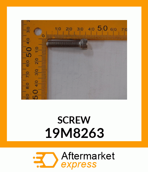 SCREW, HEX SOCKET HEAD, METRIC 19M8263