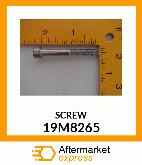 SCREW, HEX SOCKET HEAD, METRIC 19M8265