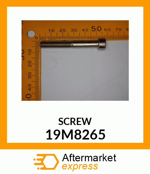 SCREW, HEX SOCKET HEAD, METRIC 19M8265