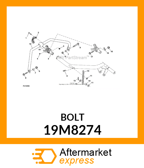 SCREW, HEX SOCKET HEAD, METRIC 19M8274