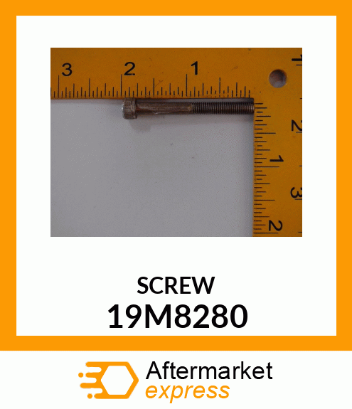 SCREW, HEX SOCKET HEAD, METRIC 19M8280