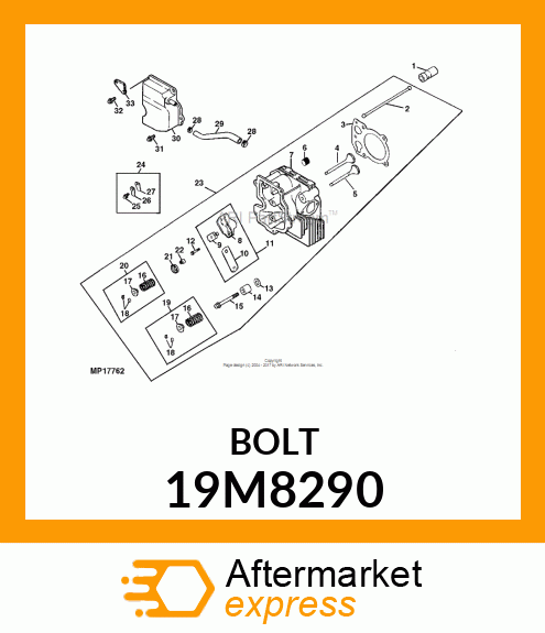 SCREW, FLANGED, METRIC 19M8290