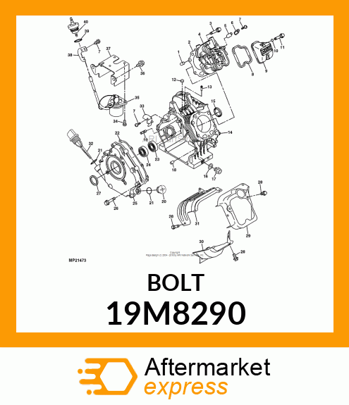 SCREW, FLANGED, METRIC 19M8290