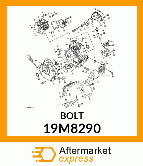 SCREW, FLANGED, METRIC 19M8290