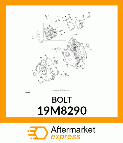 SCREW, FLANGED, METRIC 19M8290