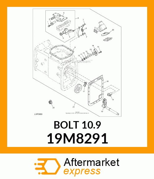 SCREW, FLANGED, METRIC 19M8291