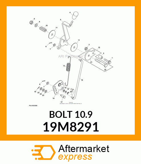 SCREW, FLANGED, METRIC 19M8291