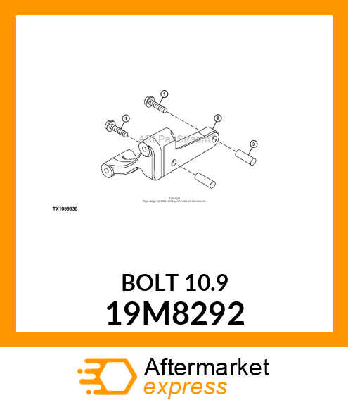 SCREW, FLANGED, METRIC 19M8292