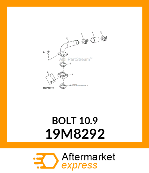 SCREW, FLANGED, METRIC 19M8292