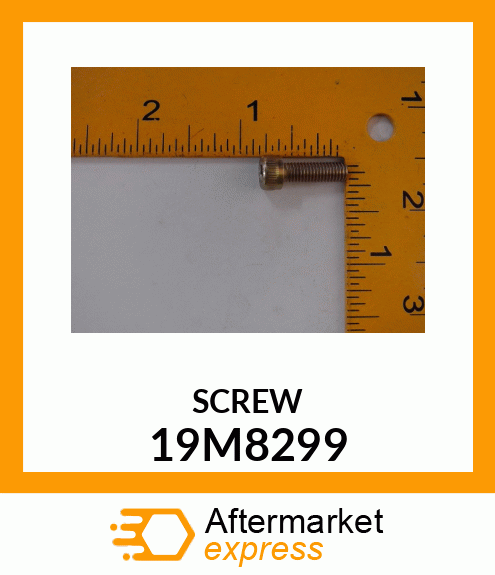 SCREW, HEX SOCKET HEAD, METRIC 19M8299