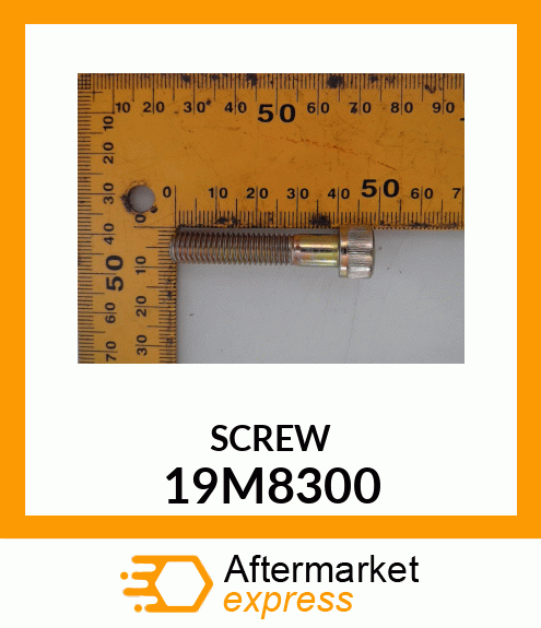 SCREW, HEX SOCKET HEAD, METRIC 19M8300