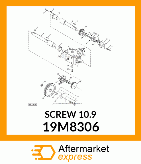 SCREW, FLANGED, METRIC 19M8306