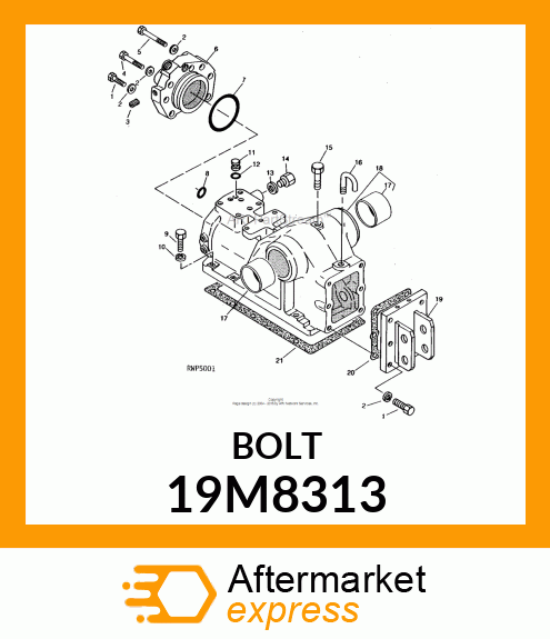 SCREW, HEX HEAD, METRIC 19M8313