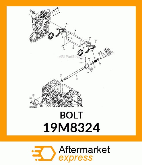 SCREW, HEX HEAD, METRIC 19M8324