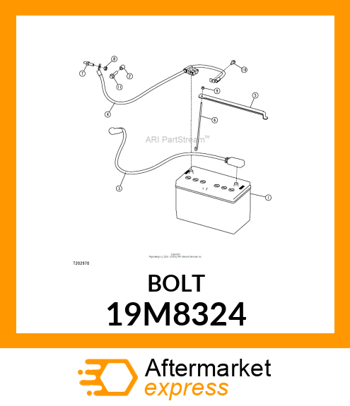 SCREW, HEX HEAD, METRIC 19M8324