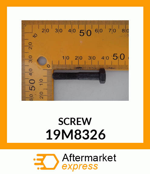 SCREW, HEX HEAD, METRIC 19M8326