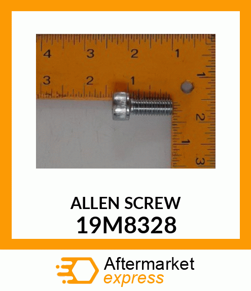 SCREW, HEX SOCKET HEAD, METRIC 19M8328