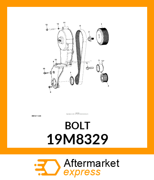 SCREW, HEX HEAD, METRIC 19M8329