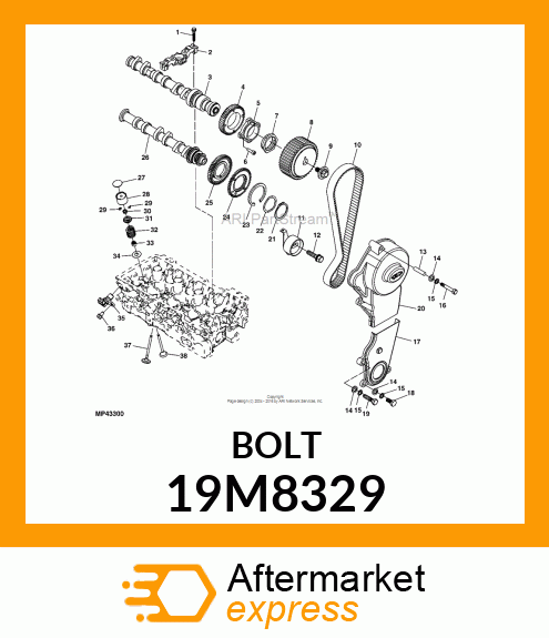 SCREW, HEX HEAD, METRIC 19M8329