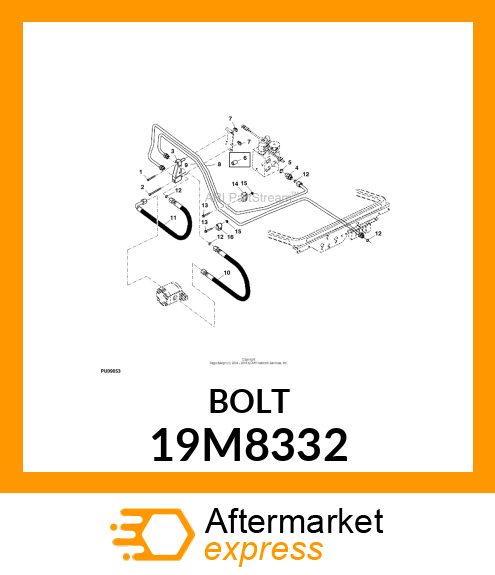 SCREW, HEX HEAD, METRIC 19M8332