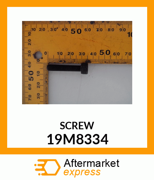 SCREW, HEX SOCKET HEAD, METRIC 19M8334