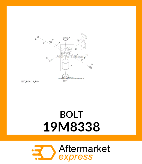 SCREW, HEX SOCKET HEAD, METRIC 19M8338