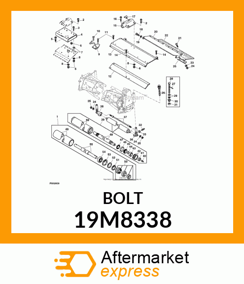 SCREW, HEX SOCKET HEAD, METRIC 19M8338