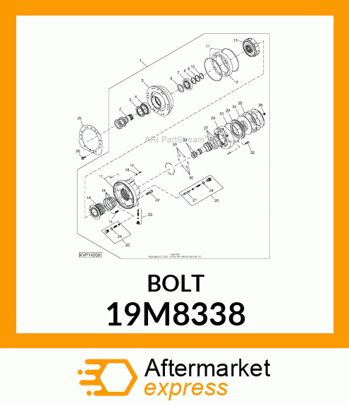 SCREW, HEX SOCKET HEAD, METRIC 19M8338