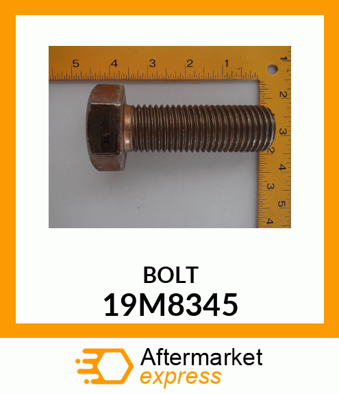 SCREW, HEX HEAD, METRIC 19M8345