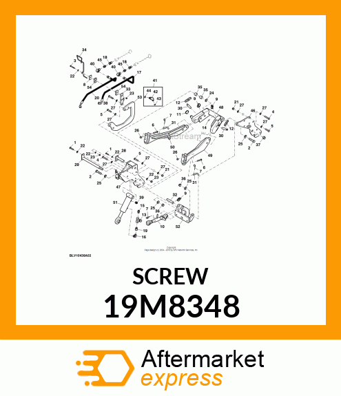 SCREW, HEX HEAD, METRIC 19M8348