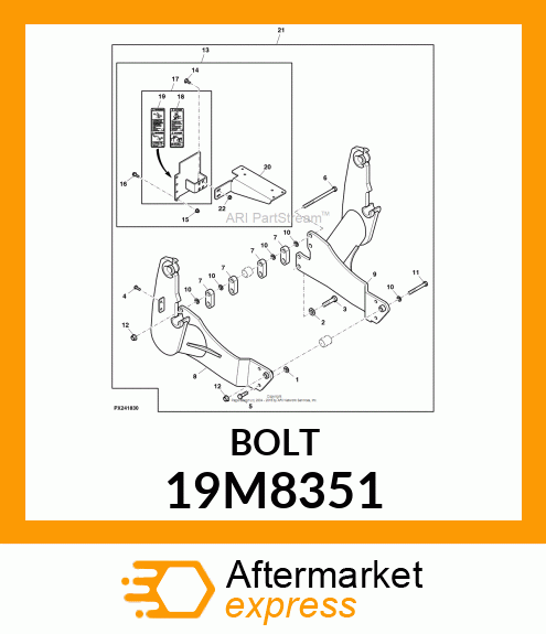 SCREW, HEX HEAD, METRIC 19M8351