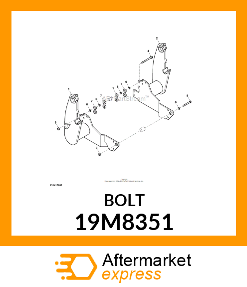 SCREW, HEX HEAD, METRIC 19M8351