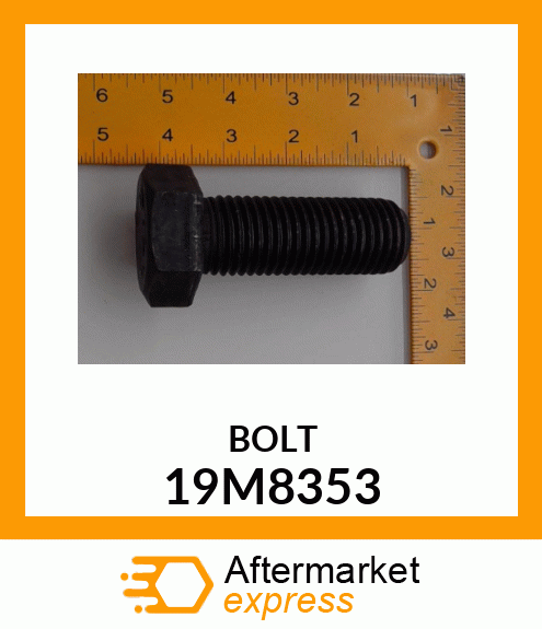 SCREW, HEX HEAD, METRIC 19M8353