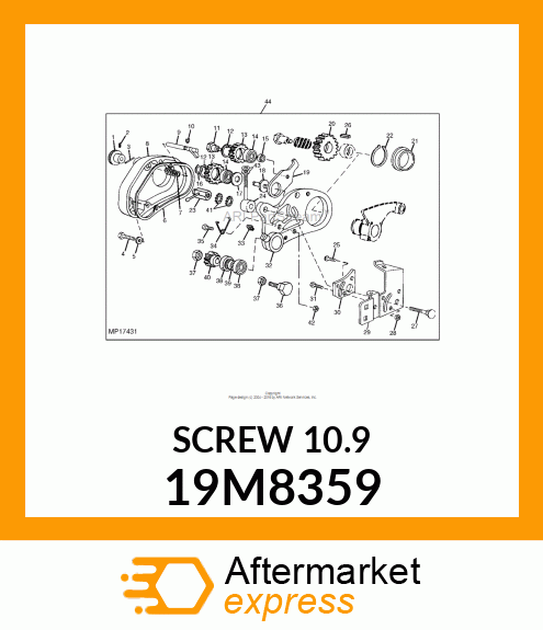 SCREW, HEX HEAD, METRIC 19M8359