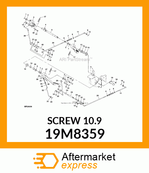 SCREW, HEX HEAD, METRIC 19M8359